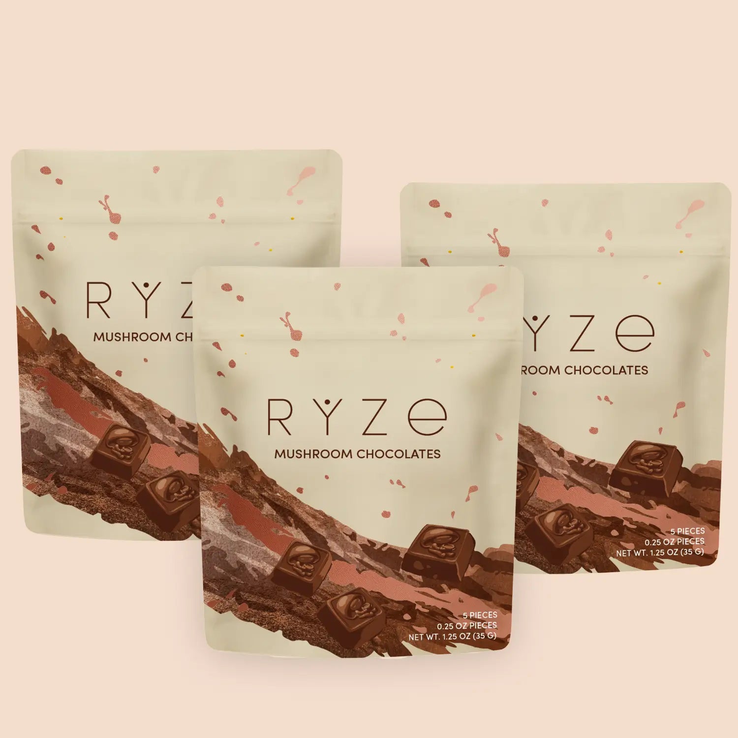 Mushroom Chocolates Rye (15 pieces) H8