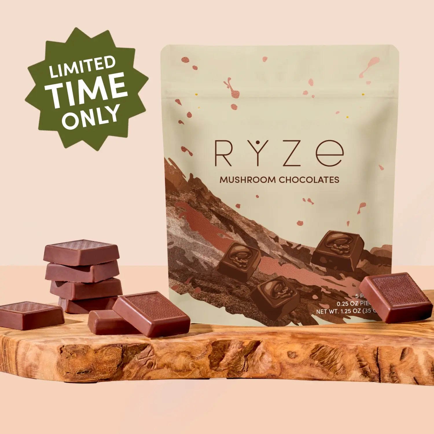 Mushroom Chocolates Rye (15 pieces) H8