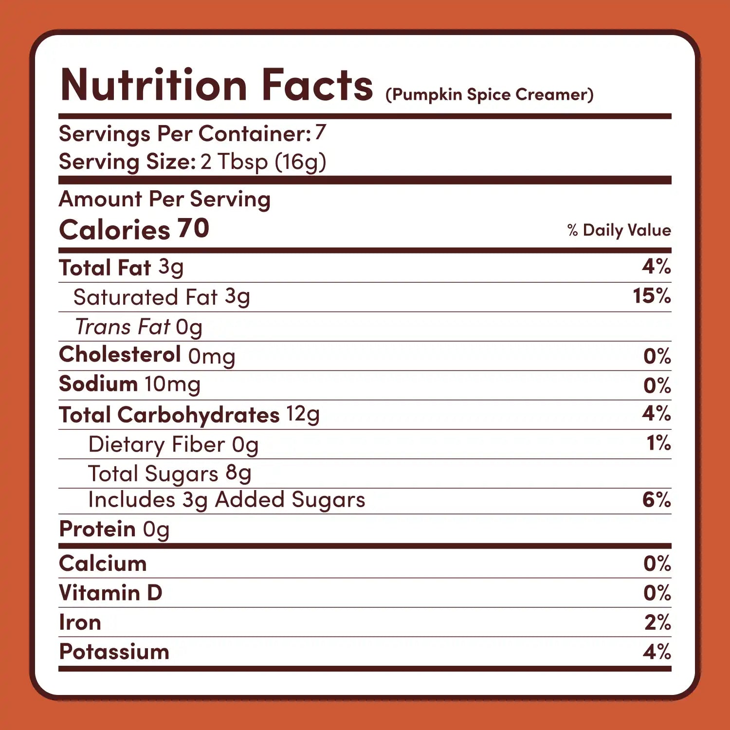 Pumpkin Spice Superfood Creamer Add-On (SPECIAL PRICING) I1