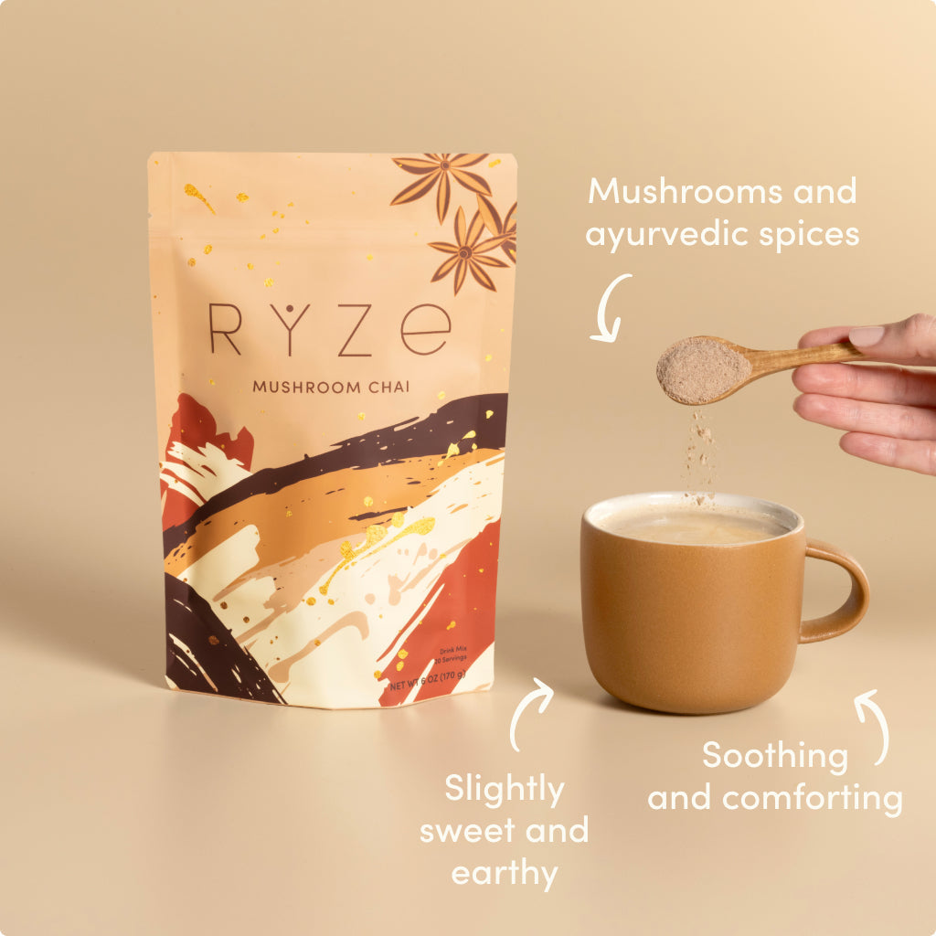 RYZE Mushroom Chai Starter Bag C5