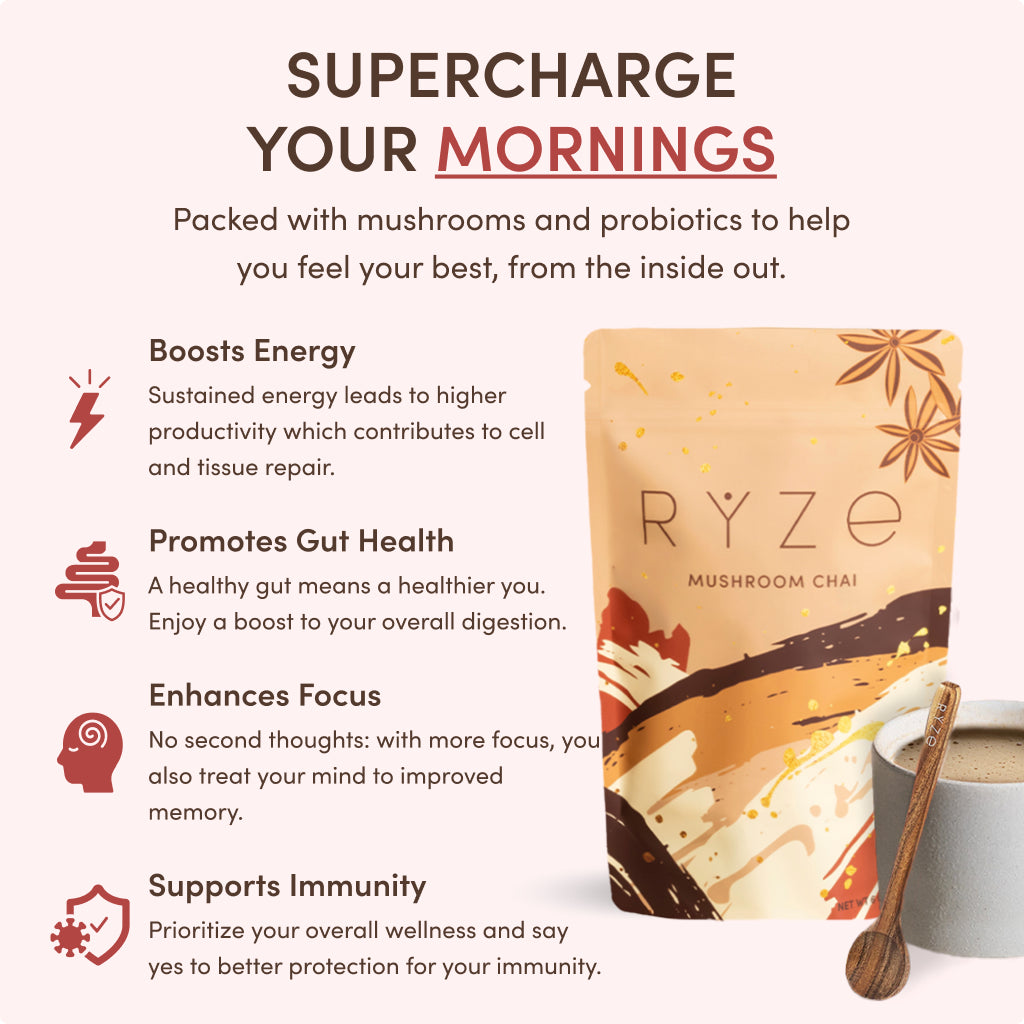 RYZE Mushroom Chai Starter Bag C5