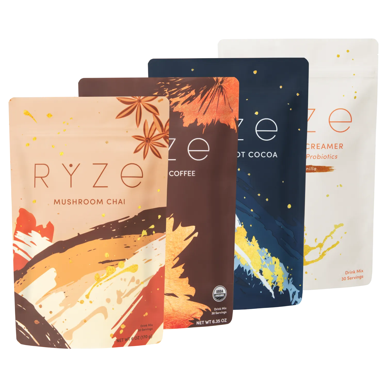 Ultimate Elevate + Unwind Bundle: Chai + Coffee + Cocoa O3