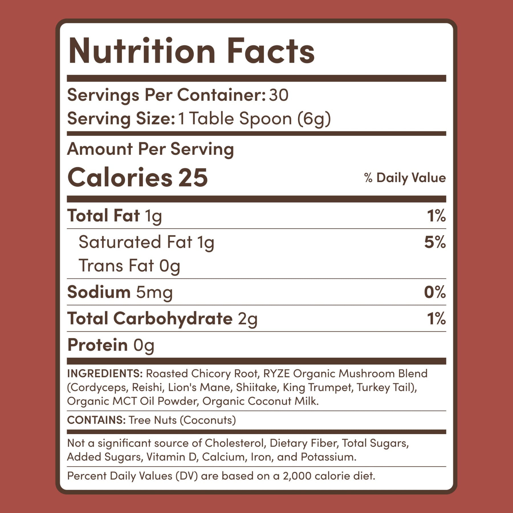 Mushroom Chicory (30 Servings) G9