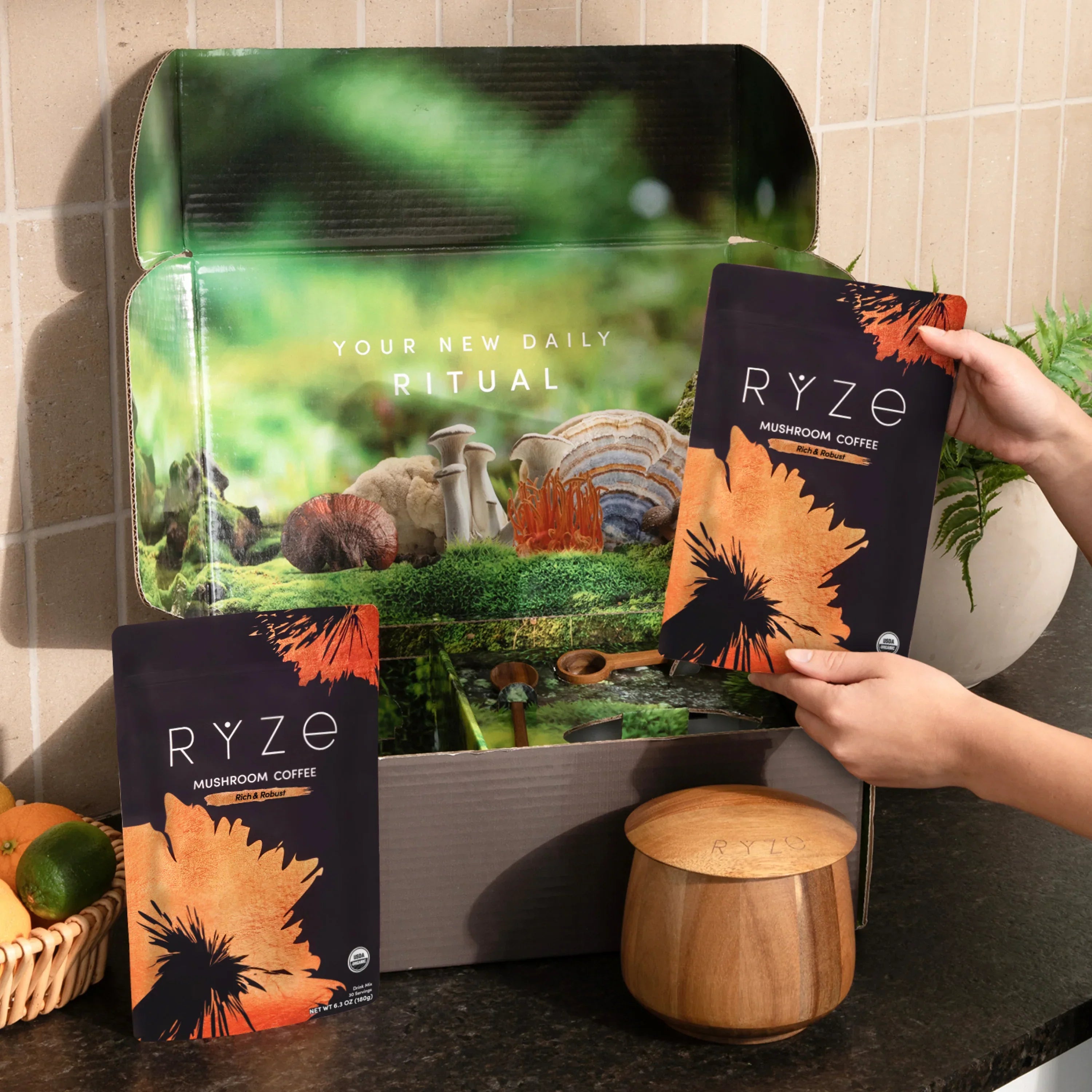 RYZE Ritual Set Dark Roast (90 Day Plan) Q1