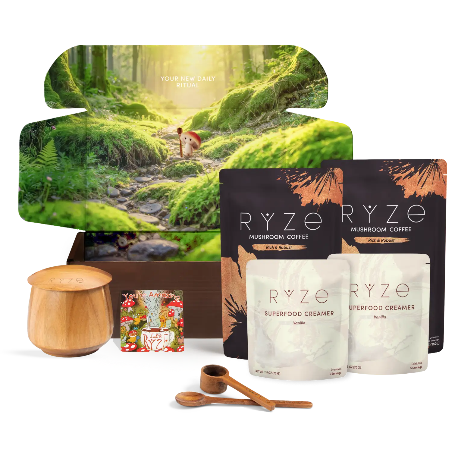 Ryze Dark Roast Ritual Set 3 Month Plan G5