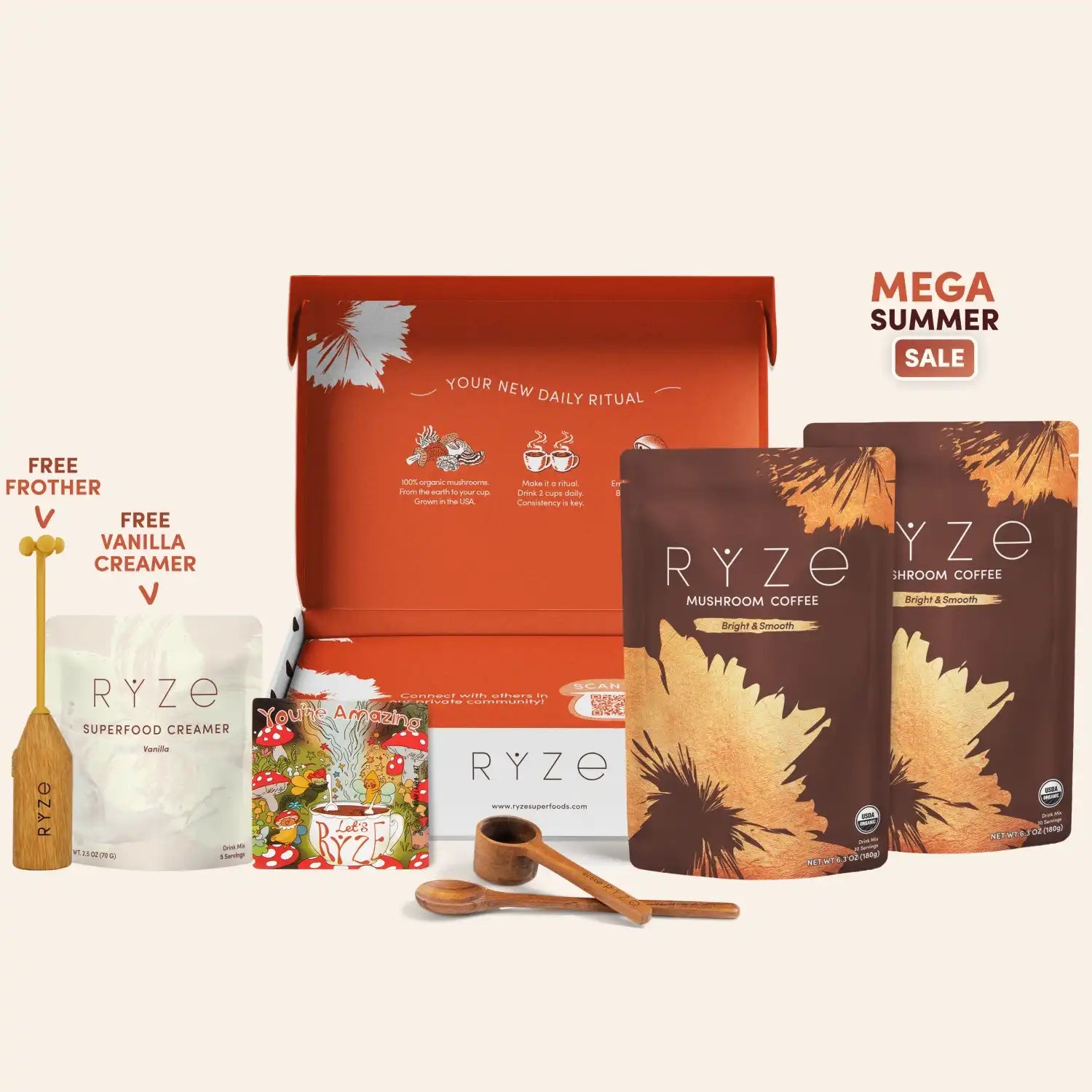 Mushroom Coffee Starter Kit (60 servings) G8