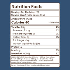 RYZE Mushroom Hot Cocoa — Organic Instant Cocoa with L-Theanine & Melatonin, 20 Servings Y9