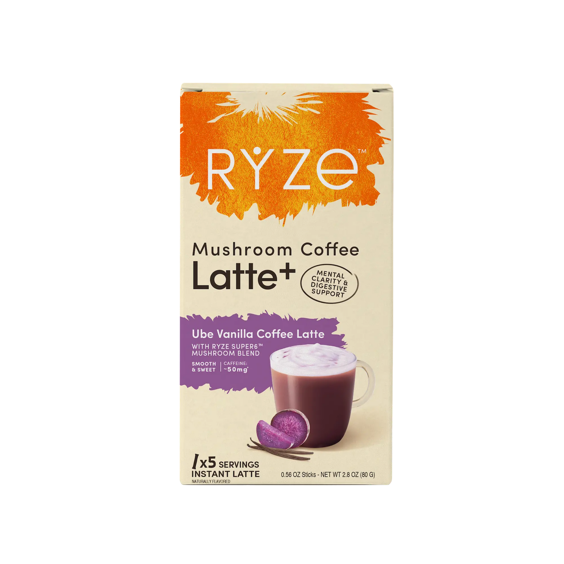 Ube Vanilla Coffee Latte Carton F2