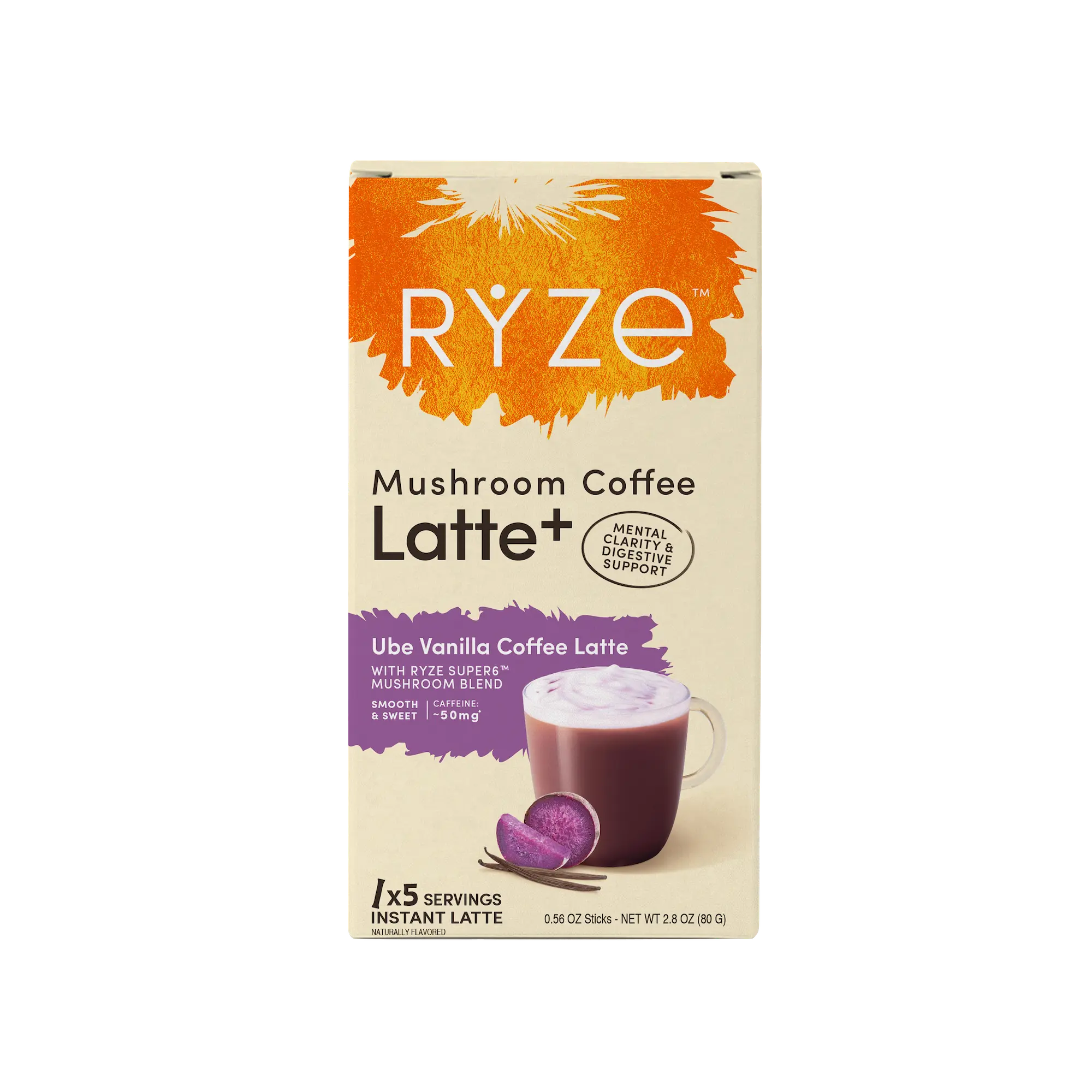 Ube Vanilla Coffee Latte Carton F2