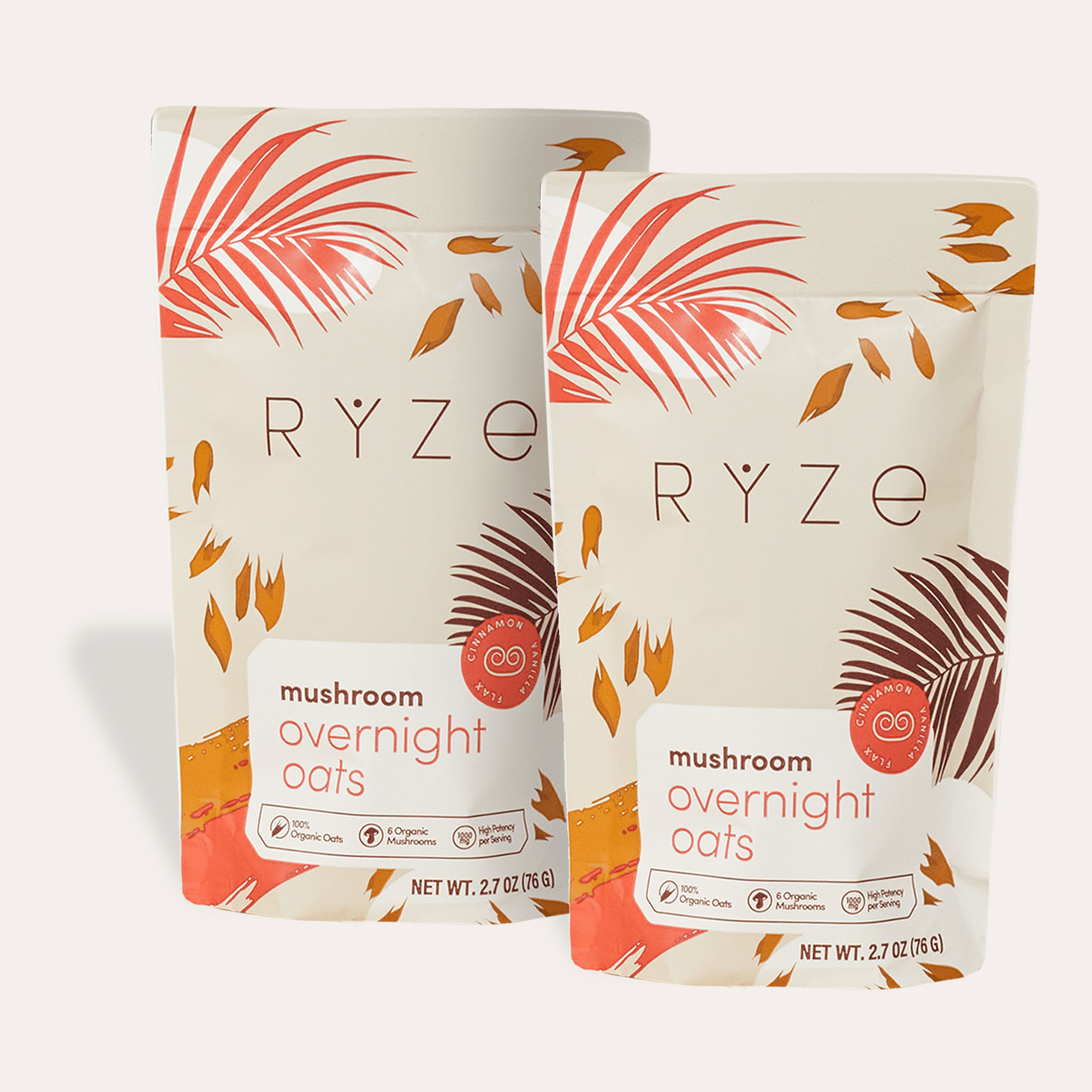 Mushroom Overnight Oats Pack (28 Servings) X6