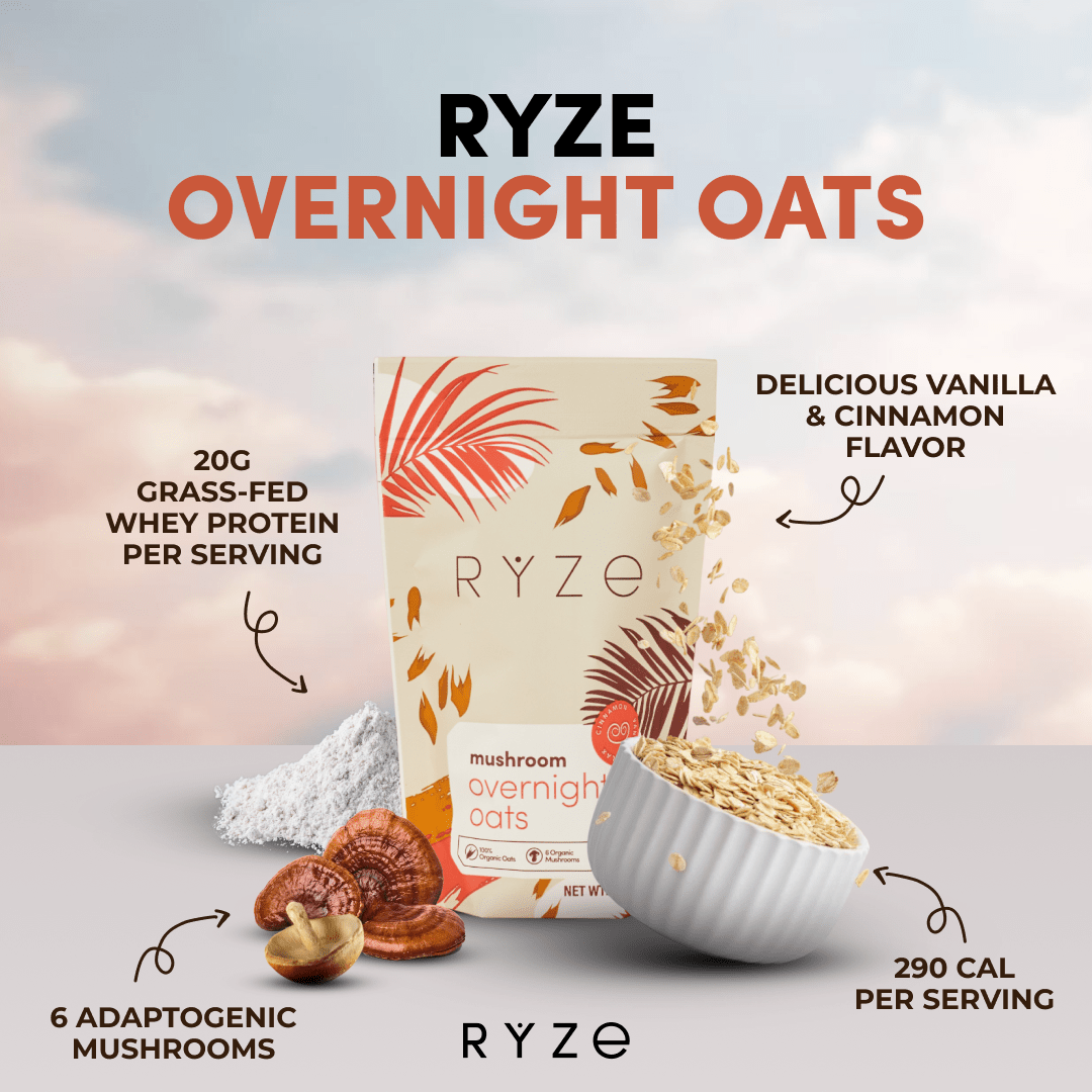 Mushroom Overnight Oats Pack (28 Servings) X6