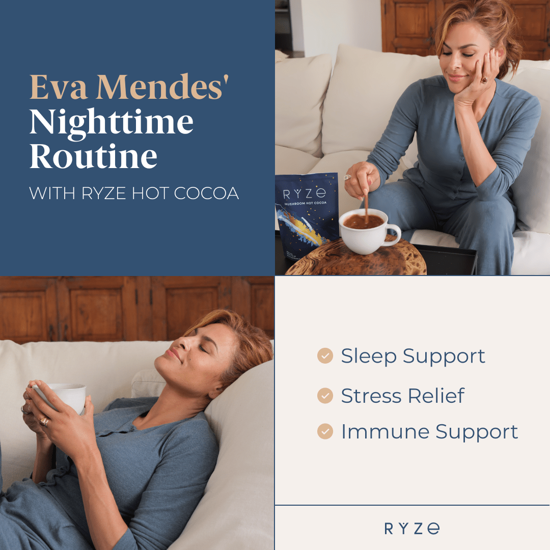 RYZE Hot Cocoa - with 6 Sleep Superfoods to Help Fall Asleep and Stay Asleep G8