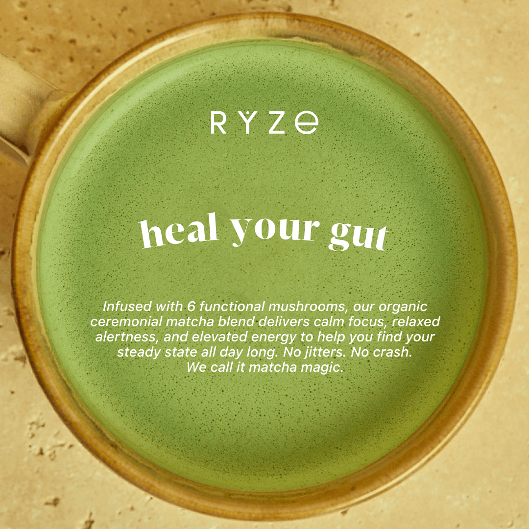 RYZE Organic Mushroom Matcha Starter Kit (60 servings) W7
